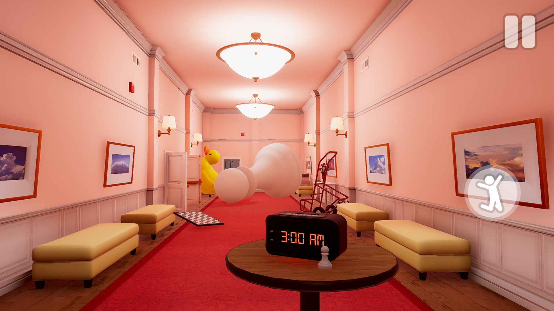 Abstract artwork representing Superliminal's perspective-based puzzles and optical illusions